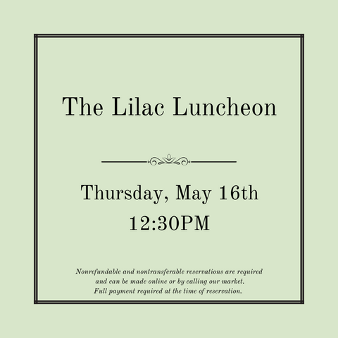 The Lilac Luncheon - May 16th