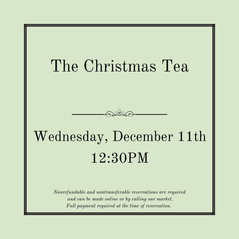 The Christmas Tea - December 11th