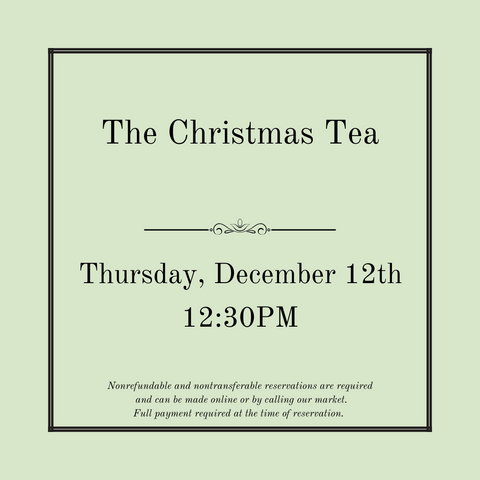 The Christmas Tea - December 12th