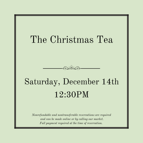 The Christmas Tea - December 14th