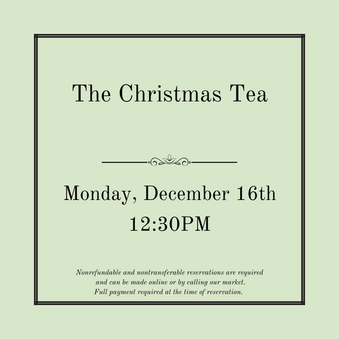 The Christmas Tea - December 16th