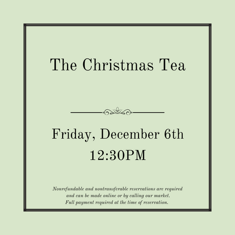 The Christmas Tea - December 6th