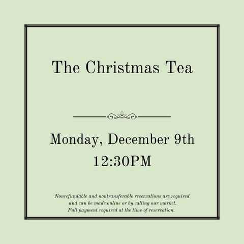 The Christmas Tea - December 9th